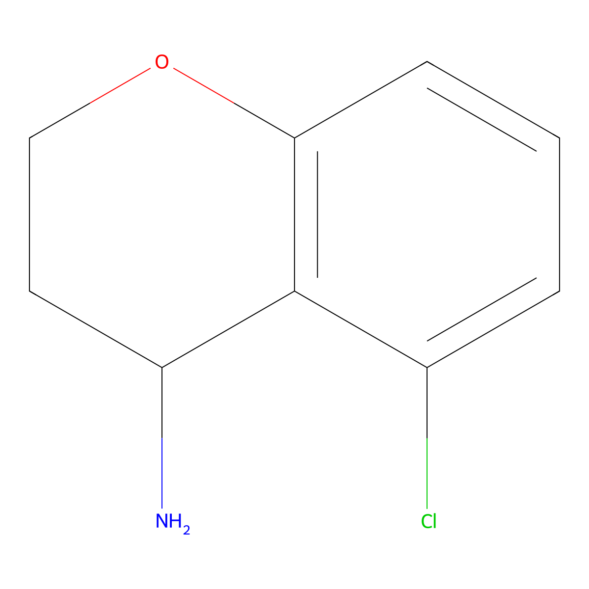 5-Chlorochroman-4-amine molecular structure, CAS 1337698-79-9