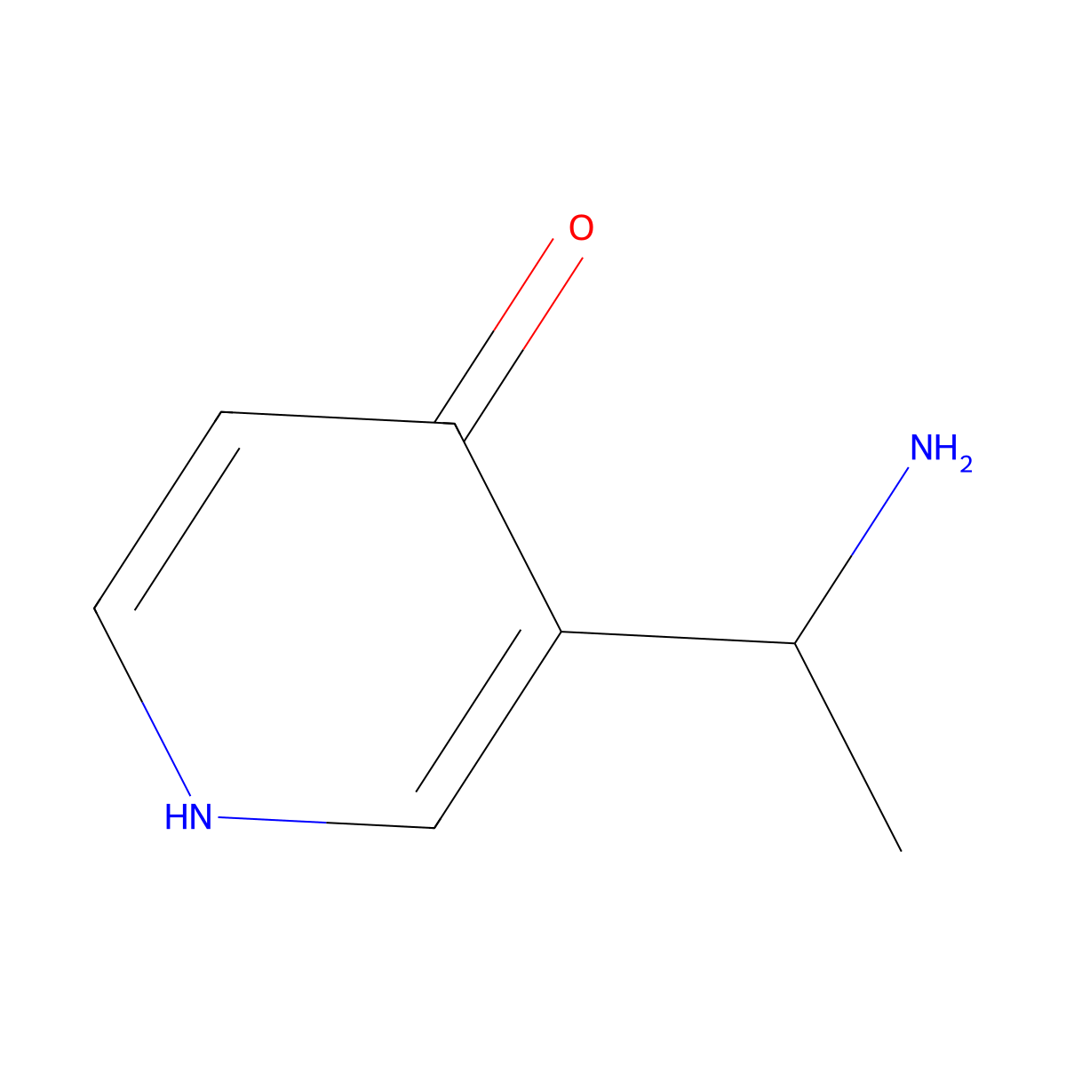3-(1-Aminoethyl)pyridin-4-ol molecular structure, CAS 1337738-01-8
