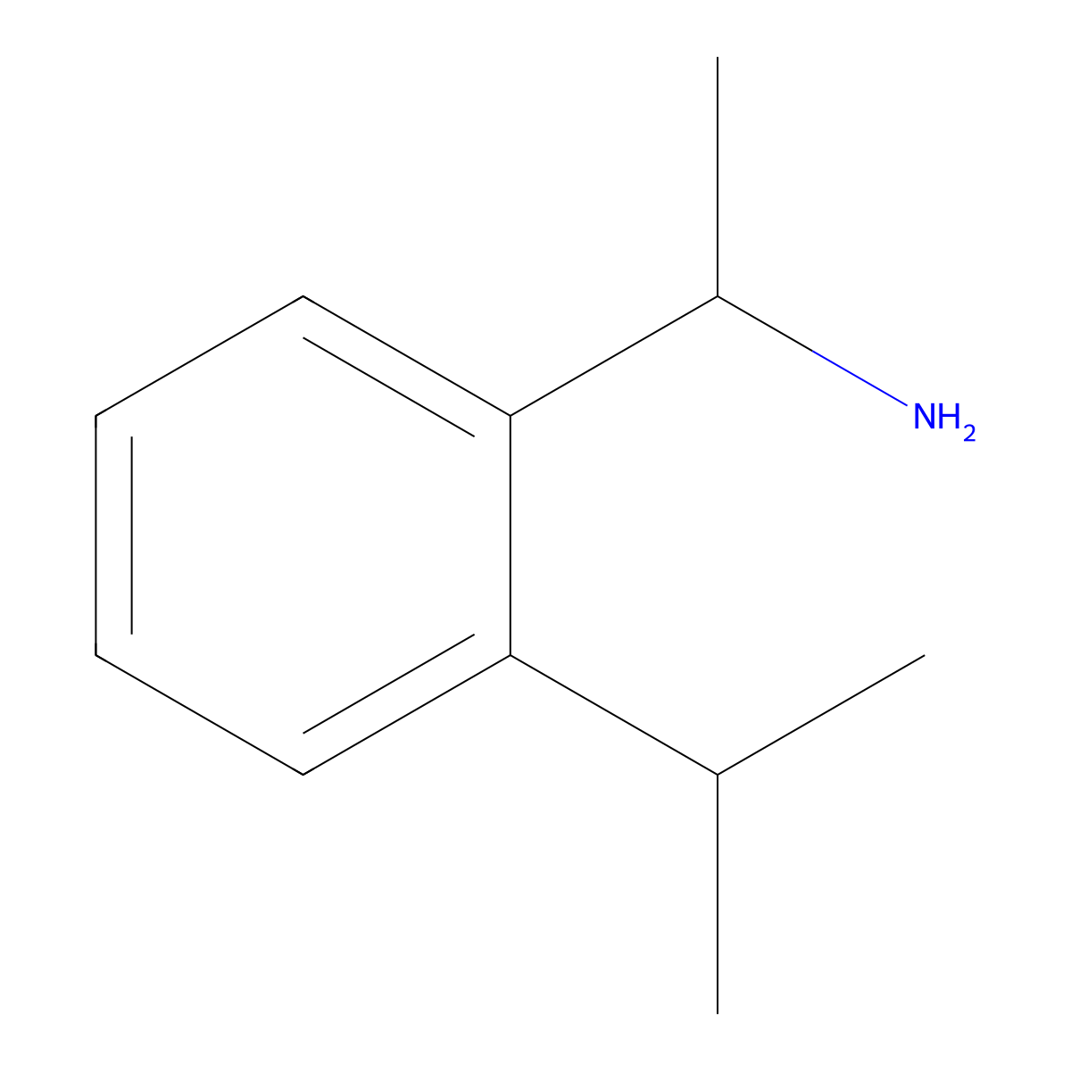 1-[2-(Propan-2-yl)phenyl]ethan-1-amine molecular structure, CAS 1337839-68-5
