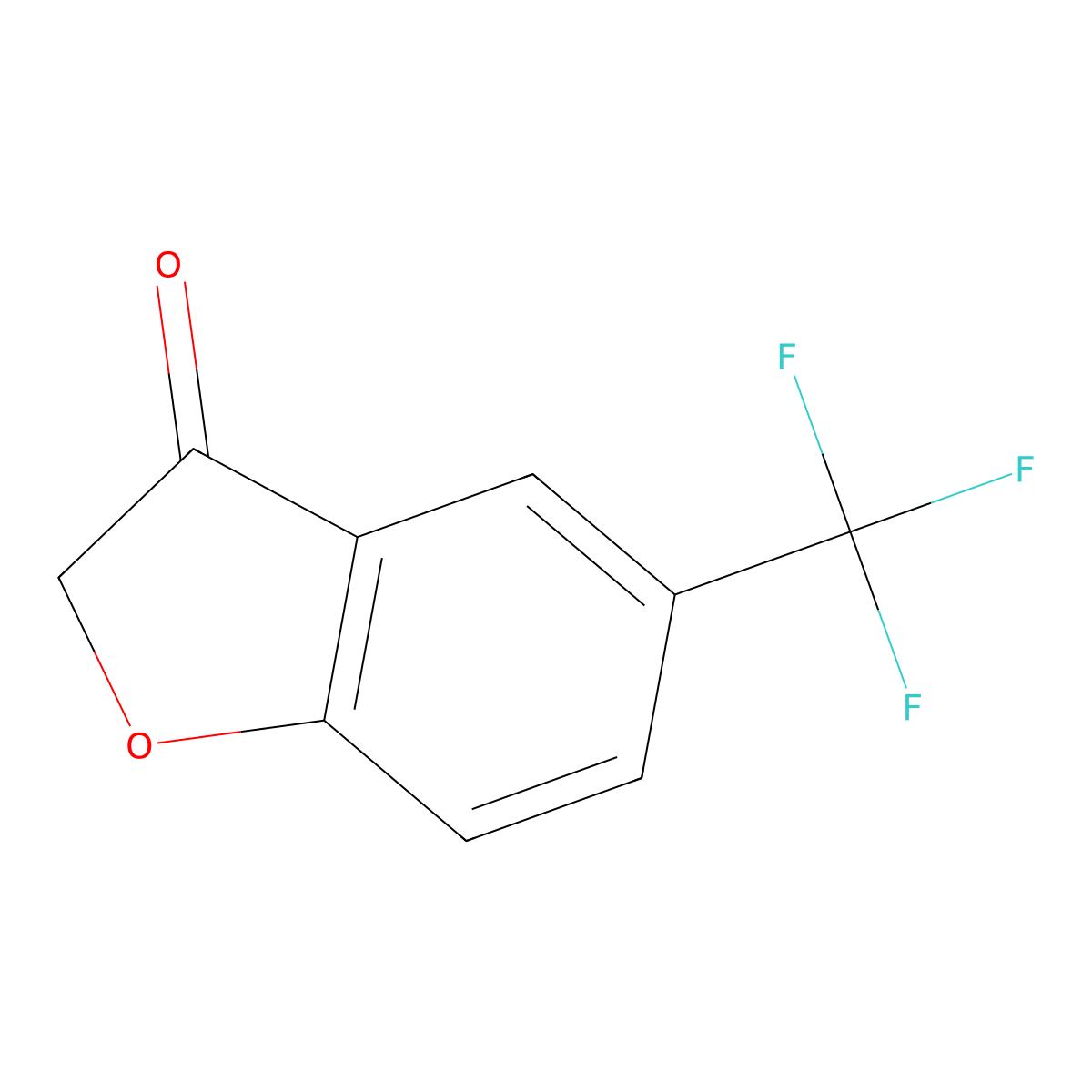 5-(Trifluoromethyl)benzofuran-3(2H)-one molecular structure, CAS 1337847-19-4