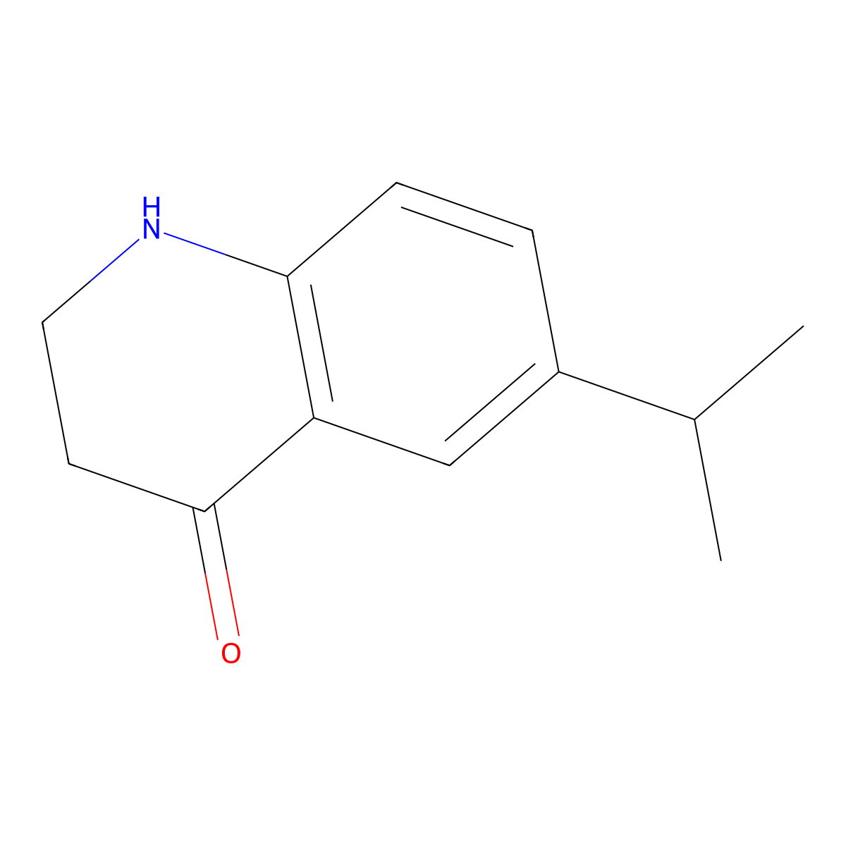 6-(Propan-2-YL)-1,2,3,4-tetrahydroquinolin-4-one molecular structure, CAS 1337850-26-6