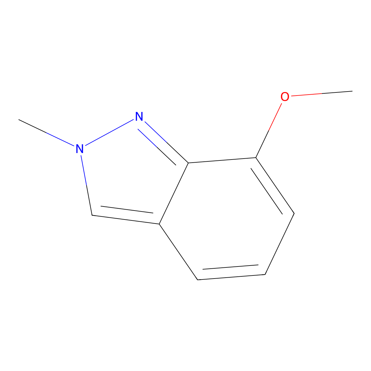 7-Methoxy-2-methyl-2H-indazole molecular structure, CAS 1337880-55-3