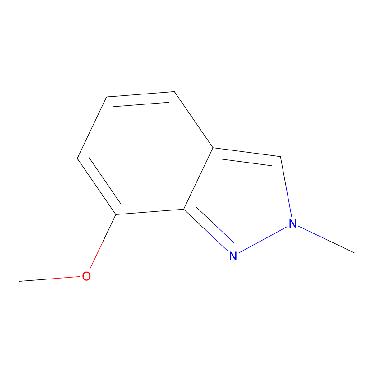 7-Methoxy-2-methyl-2H-indazole molecular structure, CAS 1337880-55-3