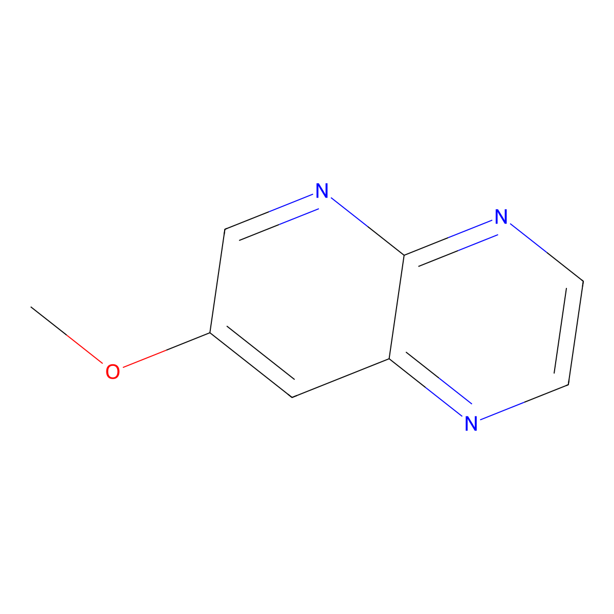 7-Methoxypyrido[2,3-b]pyrazine molecular structure, CAS 1337880-59-7