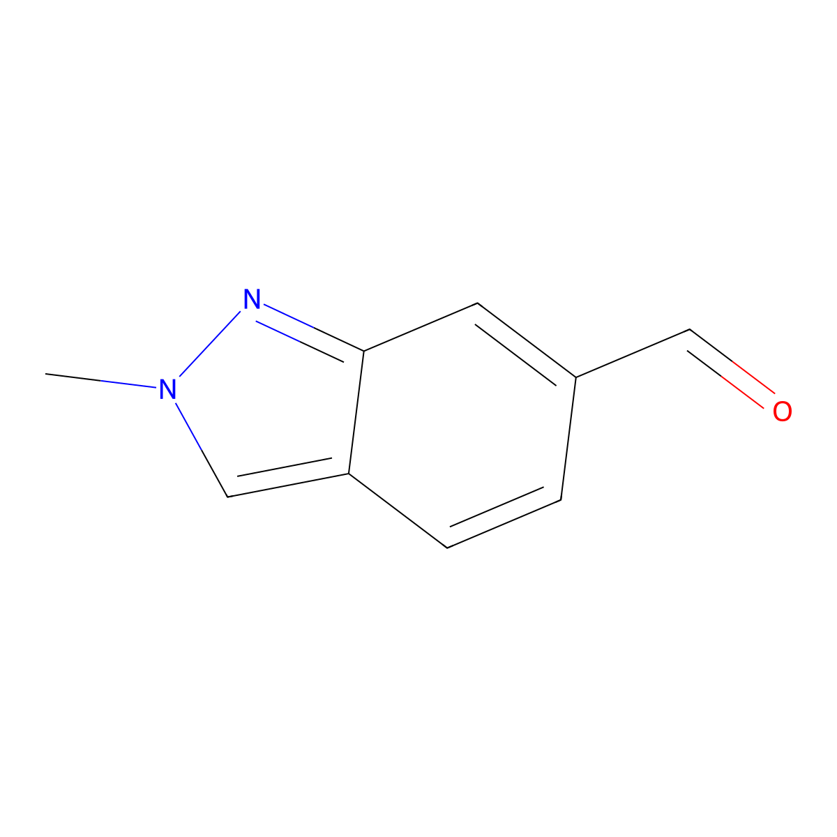 2-Methyl-2H-indazole-6-carboxaldehyde molecular structure, CAS 1337881-08-9