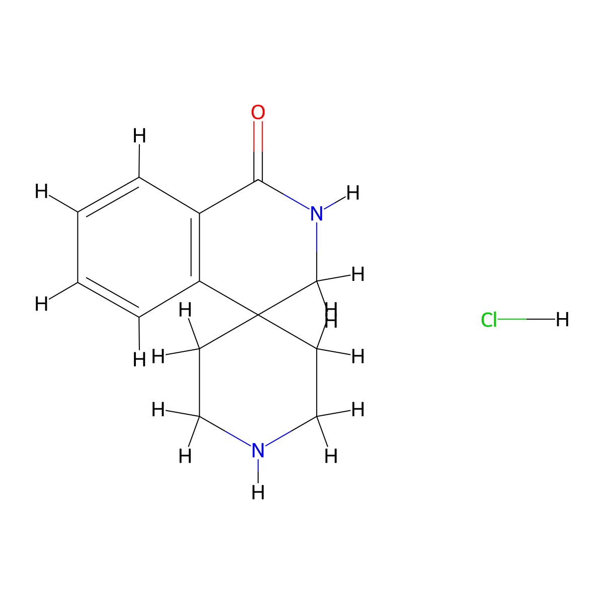 2,3-Dihydro-1H-spiro[isoquinoline-4,4'-piperidin]-1-one hydrochloride molecular structure, CAS 1337881-70-5