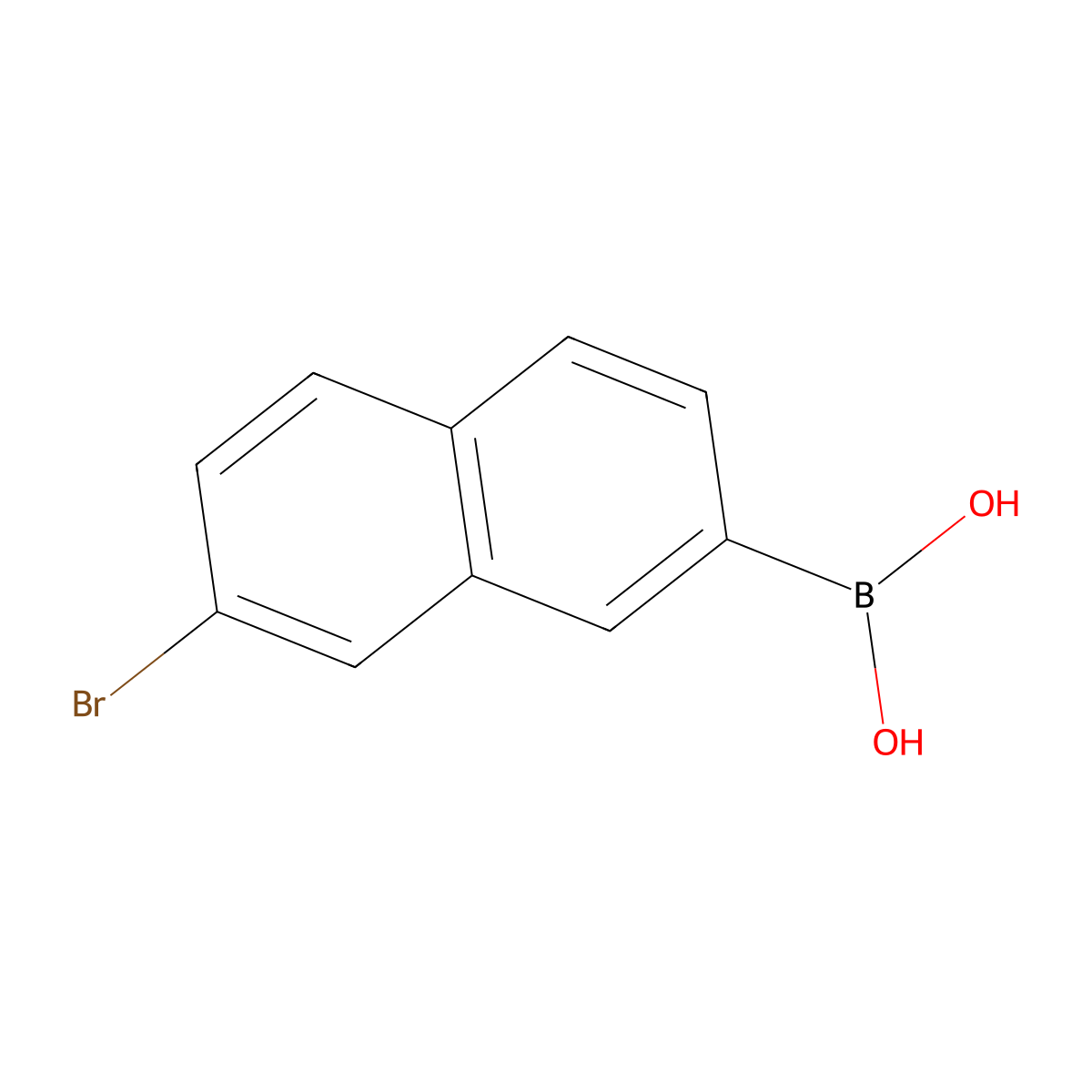 (7-Bromonaphthalen-2-yl)boronic acid molecular structure, CAS 1337916-21-8