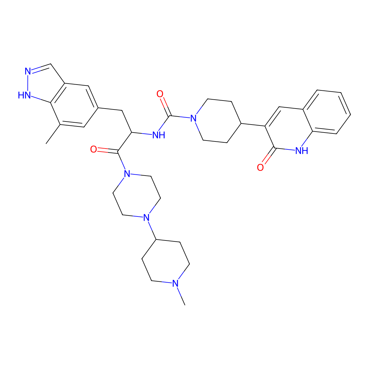 Zavegepant molecular structure, CAS 1337918-83-8