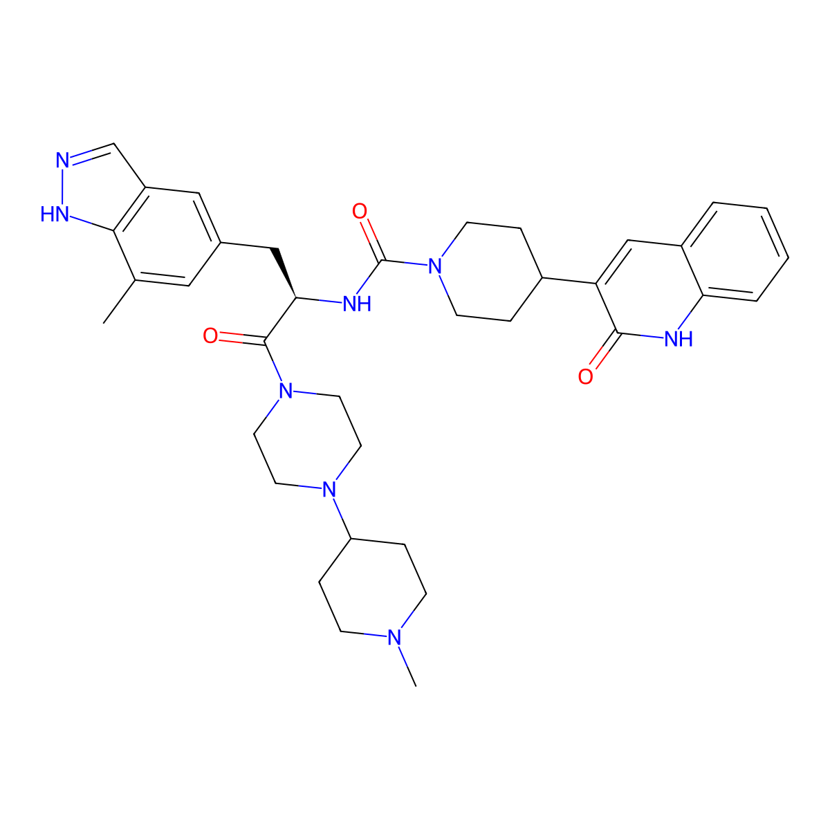 Zavegepant molecular structure, CAS 1337918-83-8