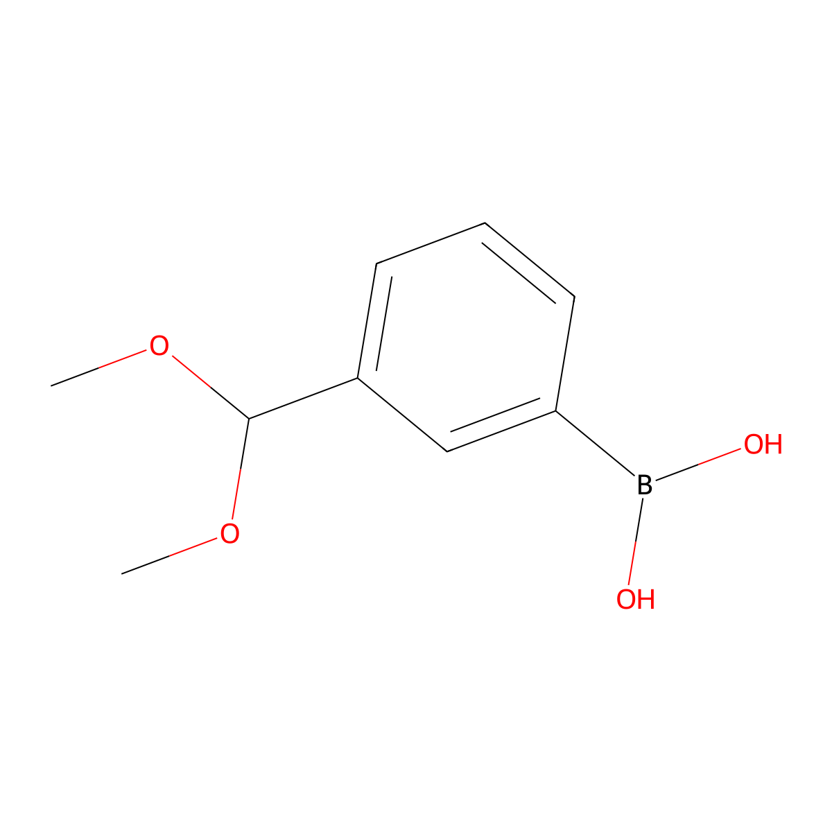 [3-(Dimethoxymethyl)phenyl]boronic acid molecular structure, CAS 1337971-86-4