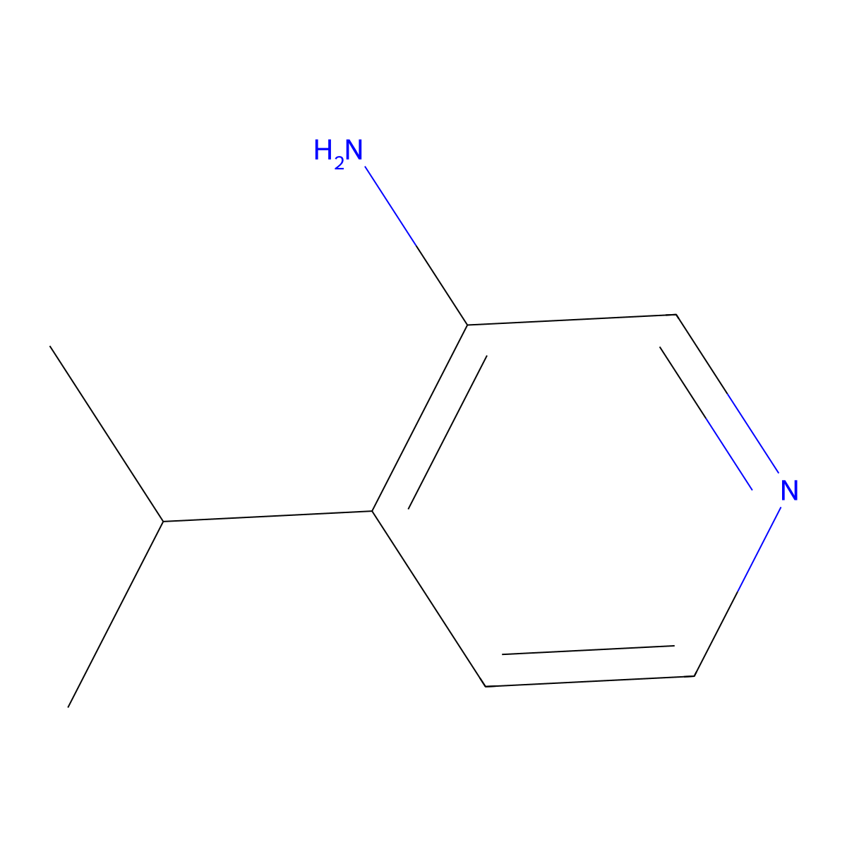 4-(Propan-2-yl)pyridin-3-amine molecular structure, CAS 1337991-84-0