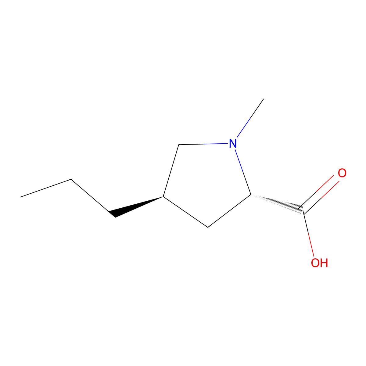 4-Propyl hygric acid molecular structure, CAS 13380-36-4