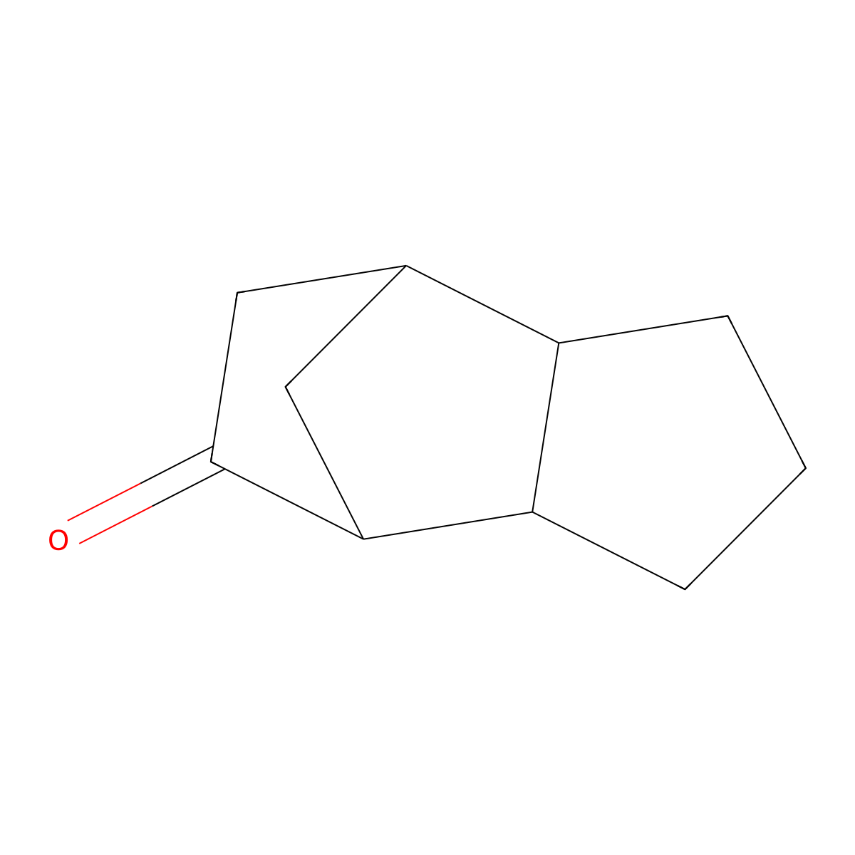 4,7-Methano-5H-inden-5-one, octahydro- molecular structure, CAS 13380-94-4