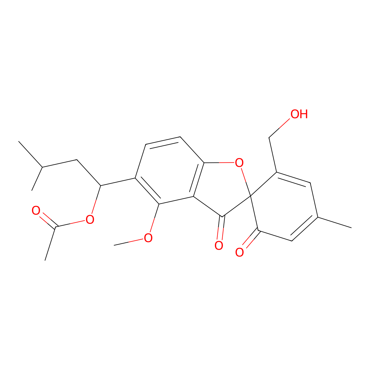 Purpactin B molecular structure, CAS 133806-60-7