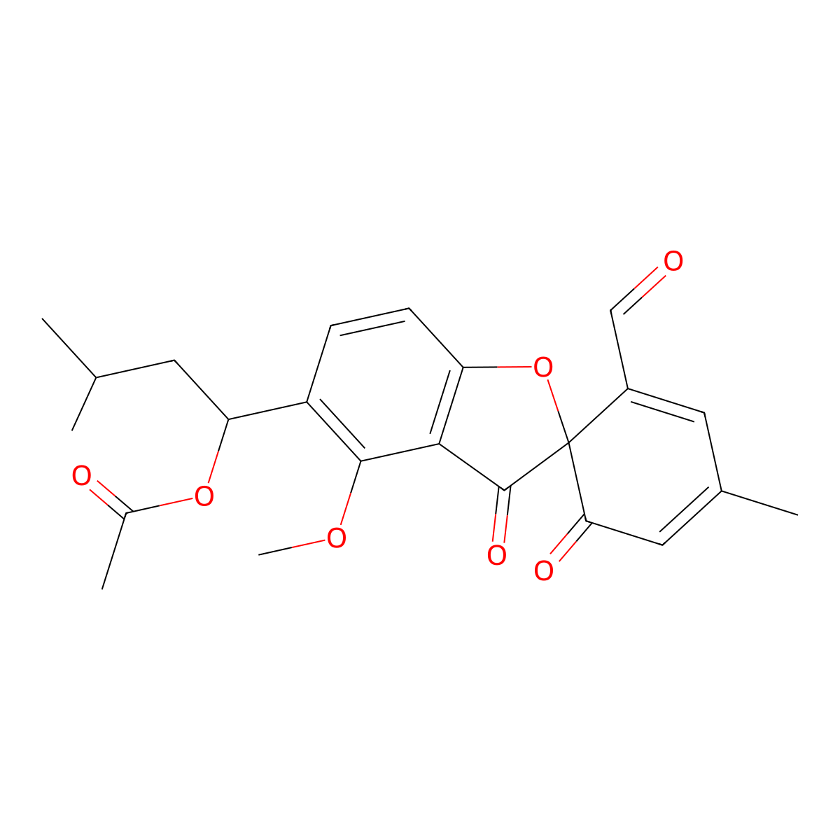 Purpactin C molecular structure, CAS 133806-61-8