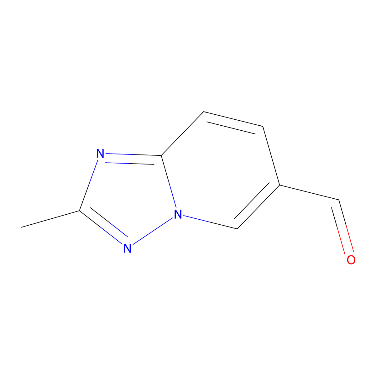 2-Methyl-[1,2,4]triazolo[1,5-a]pyridine-6-carbaldehyde molecular structure, CAS 1338072-38-0