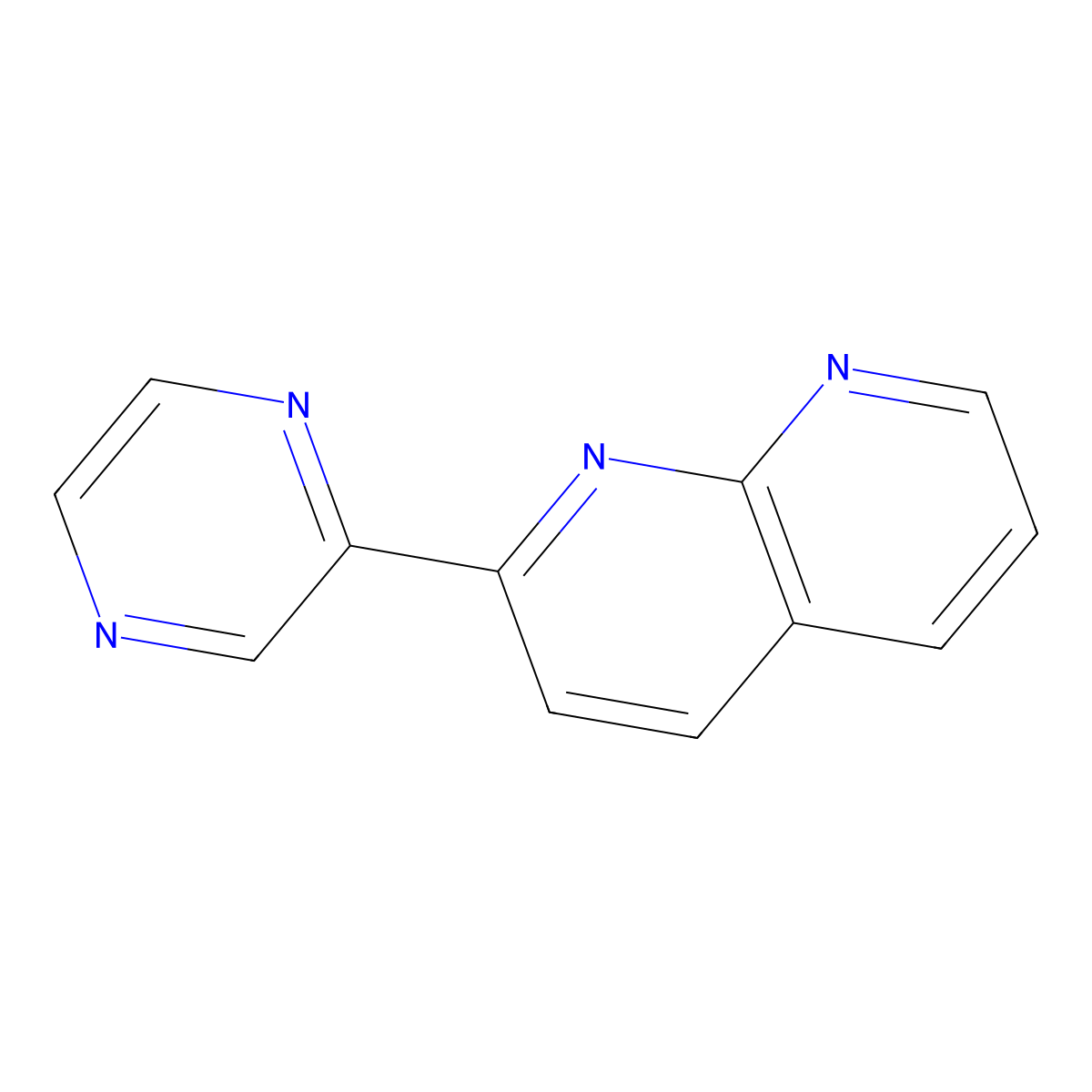 2-(Pyrazin-2-yl)-1,8-naphthyridine molecular structure, CAS 1338090-17-7