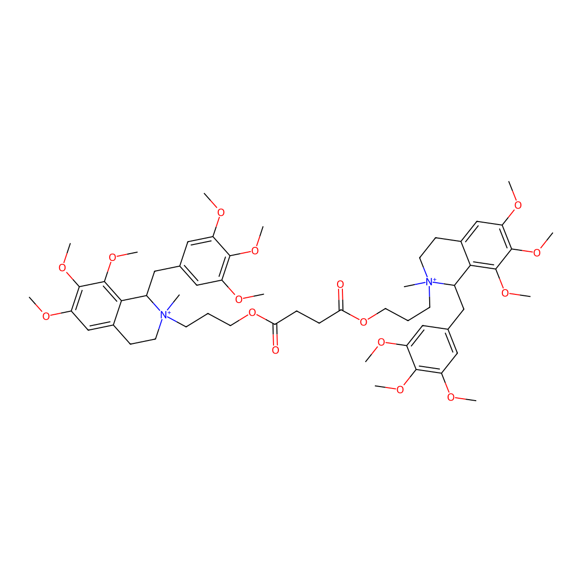 Doxacurium molecular structure, CAS 133814-18-3