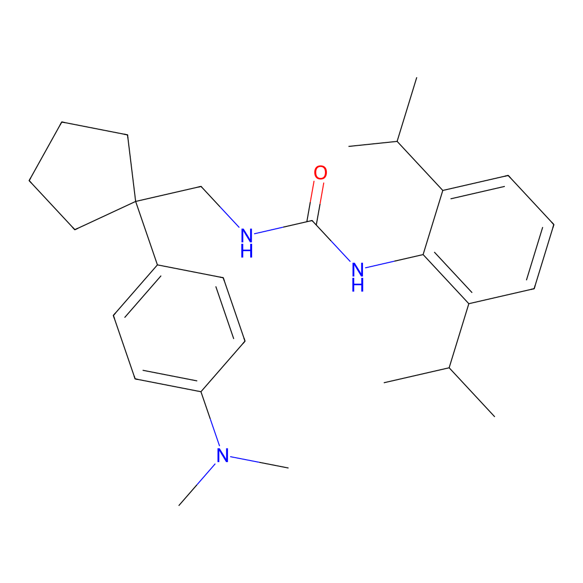 Nevanimibe molecular structure, CAS 133825-80-6