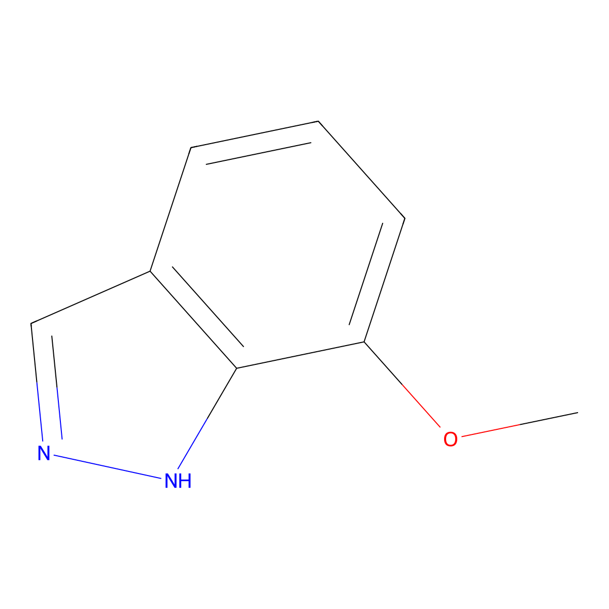 7-Methoxyindazole molecular structure, CAS 133841-05-1