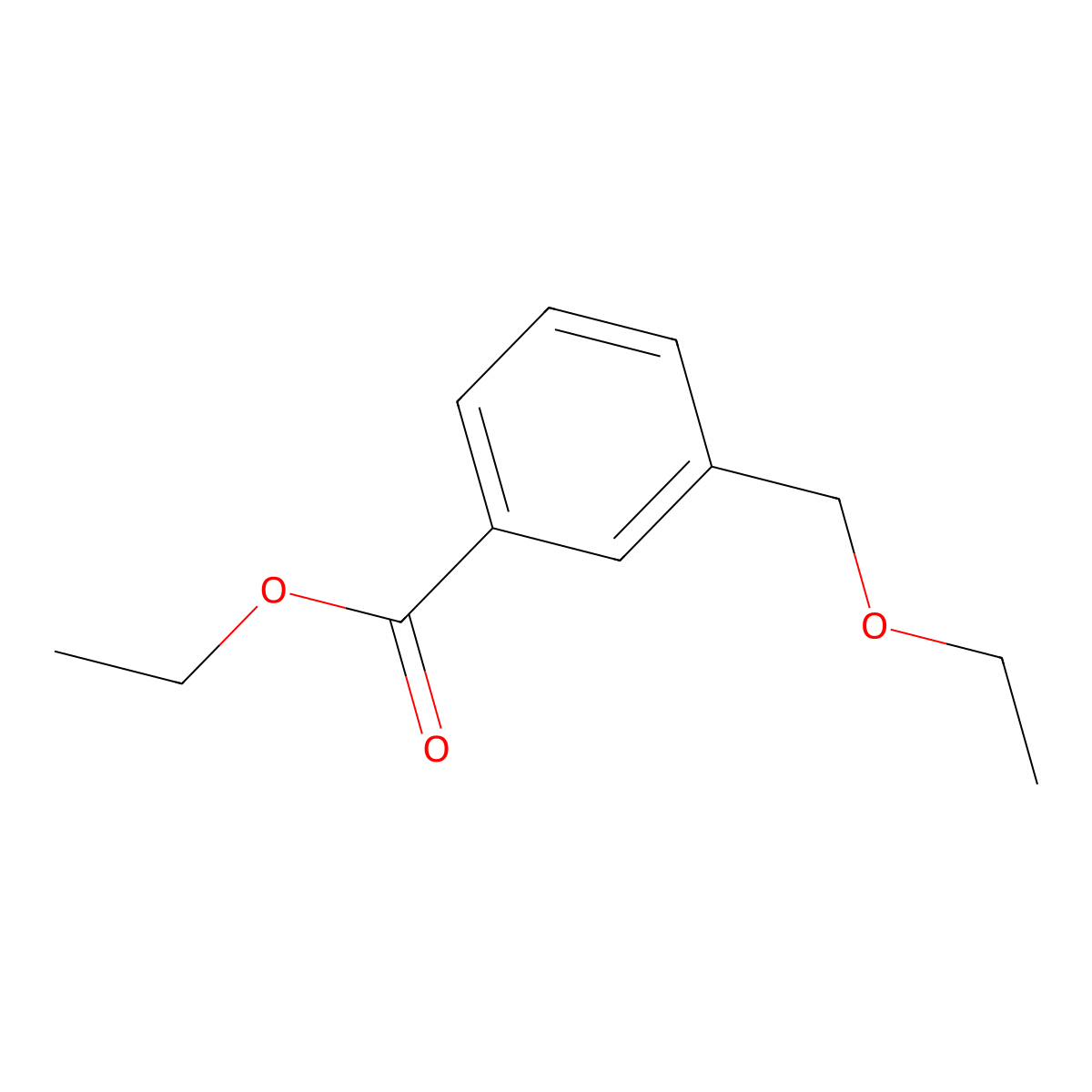 Ethyl 3-(ethoxymethyl)benzoate molecular structure, CAS 133842-34-9