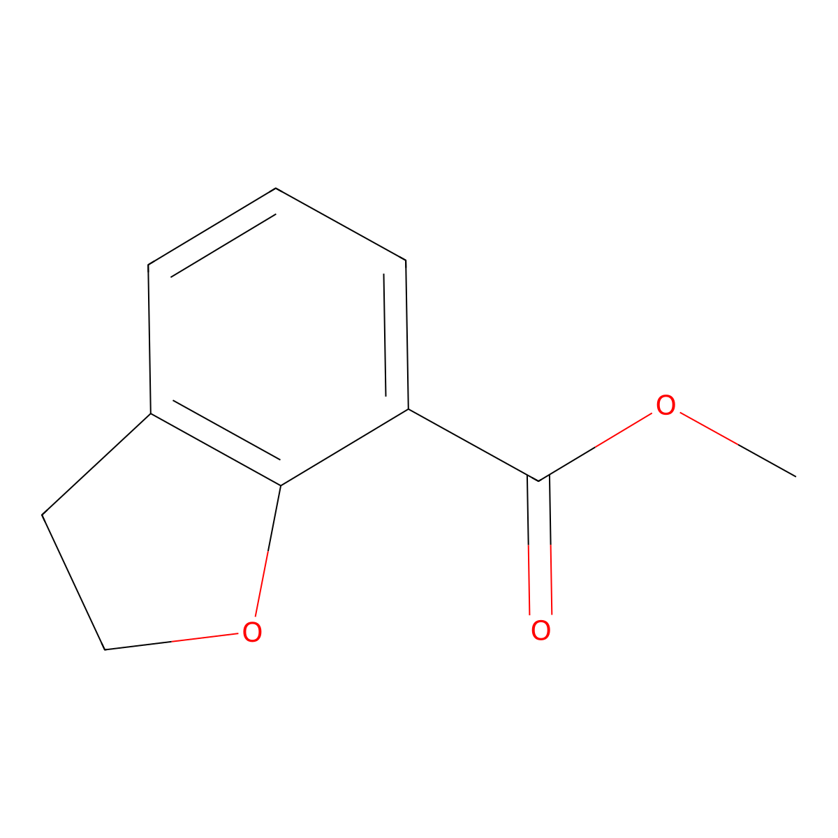 Methyl 2,3-dihydrobenzofuran-7-carboxylate molecular structure, CAS 133844-95-8