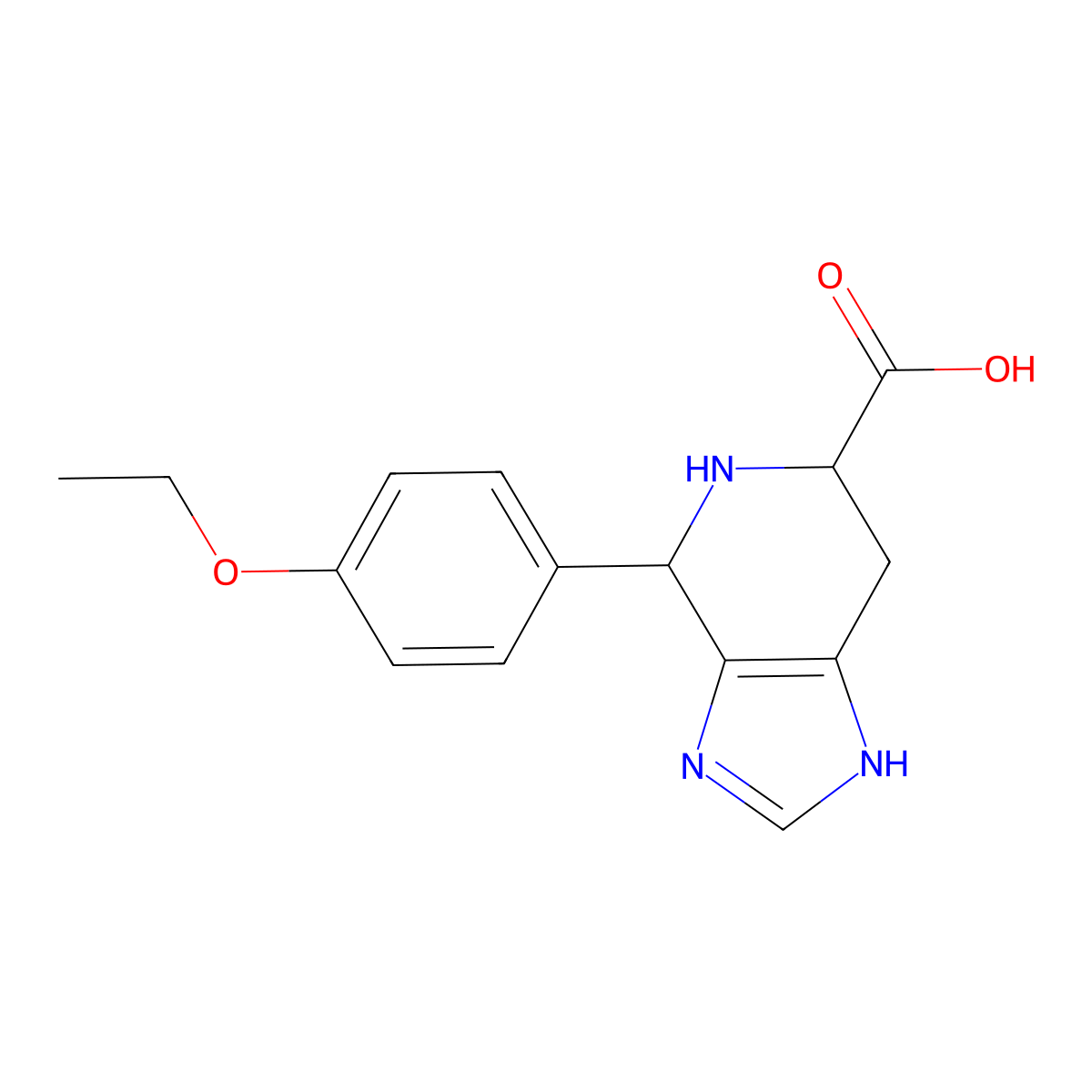 4-(4-Ethoxyphenyl)-3H,4H,5H,6H,7H-imidazo[4,5-c]pyridine-6-carboxylic acid molecular structure, CAS 1338440-40-6
