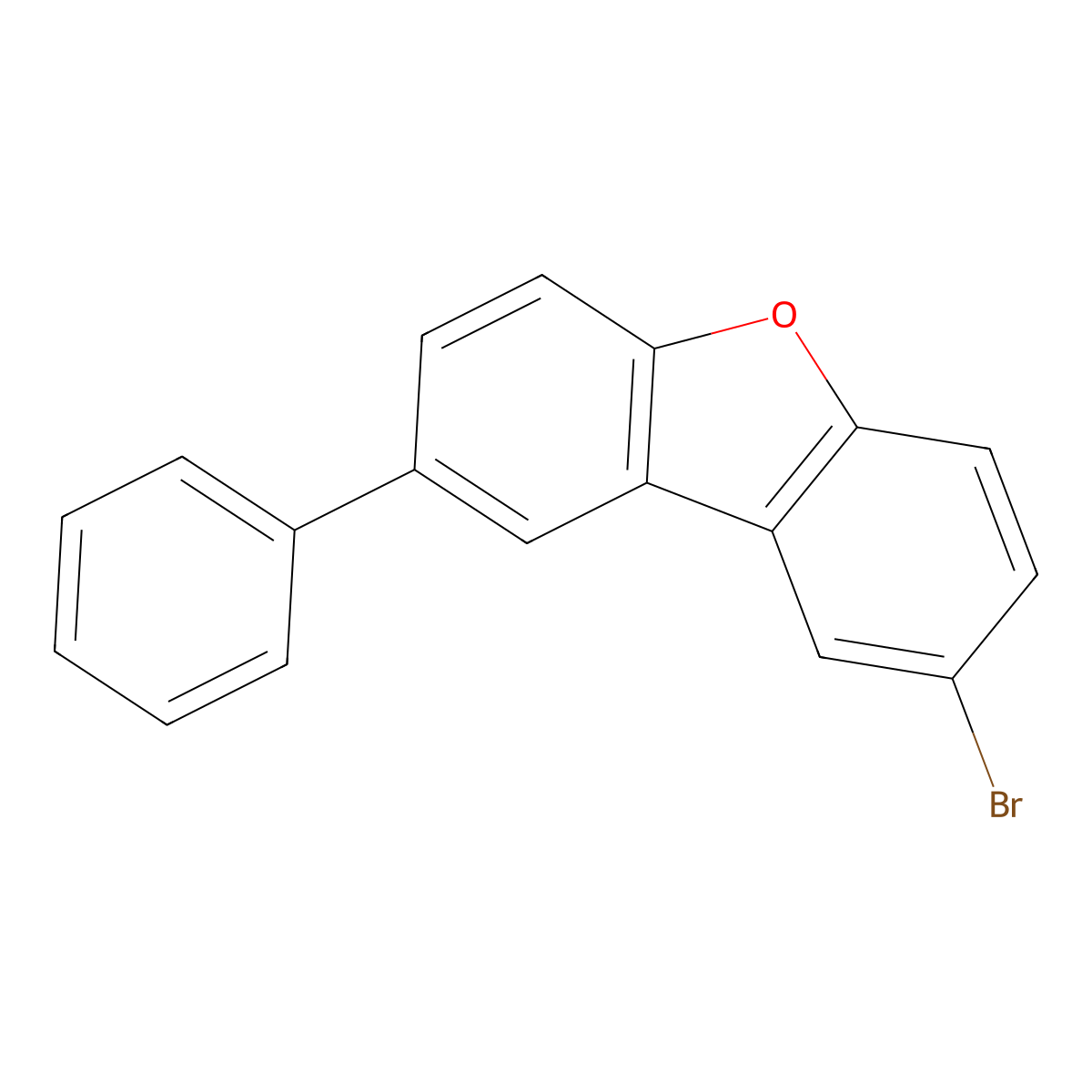 2-Bromo-8-phenyldibenzo[b,d]furan molecular structure, CAS 1338446-67-5