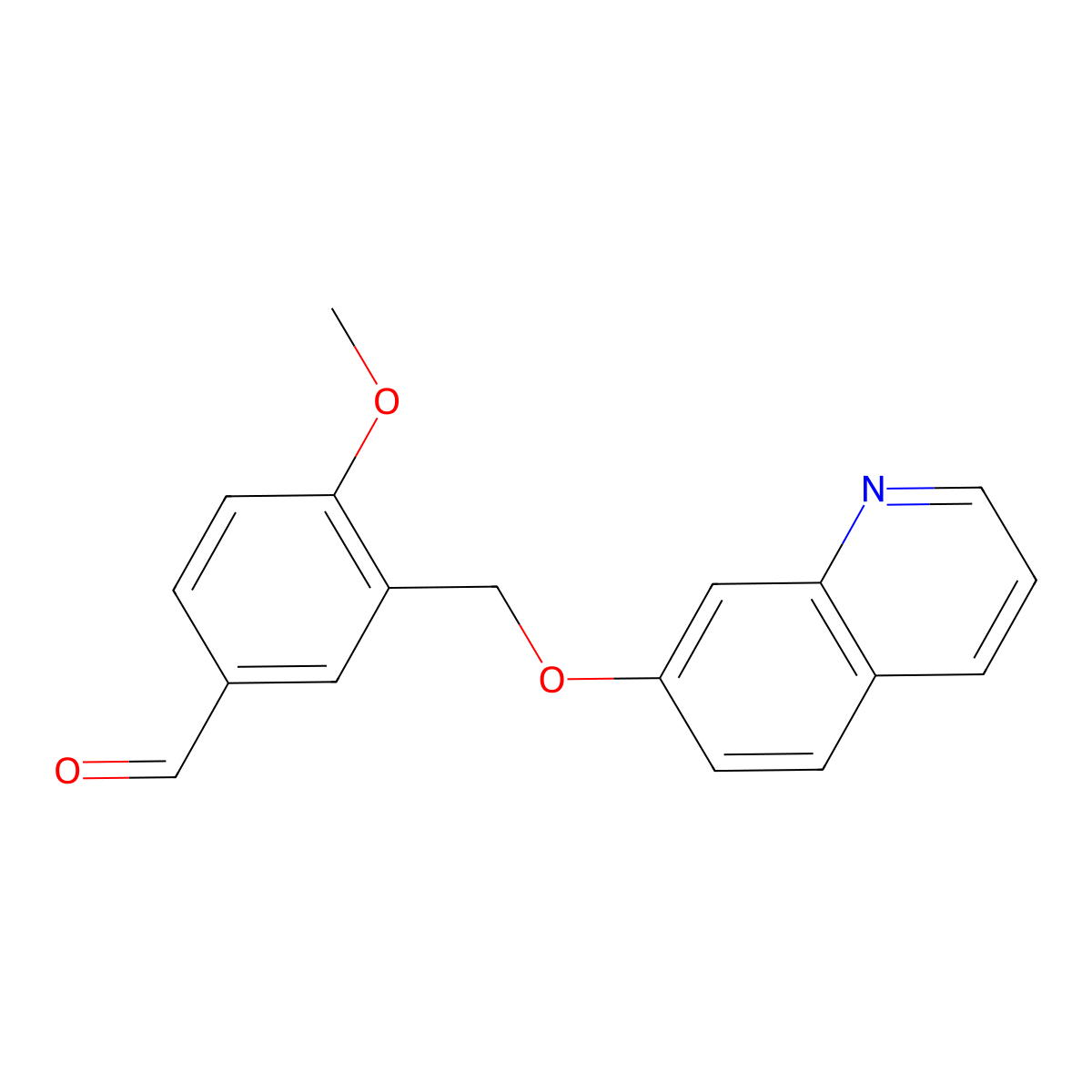 4-Methoxy-3-[(quinolin-7-yloxy)methyl]benzaldehyde molecular structure, CAS 1338495-12-7