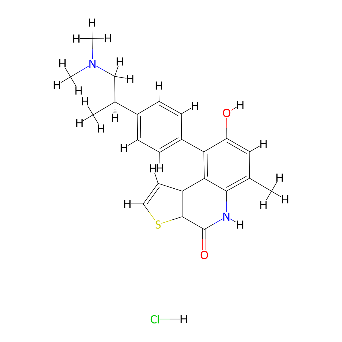 OTS964 hydrochloride molecular structure, CAS 1338545-07-5