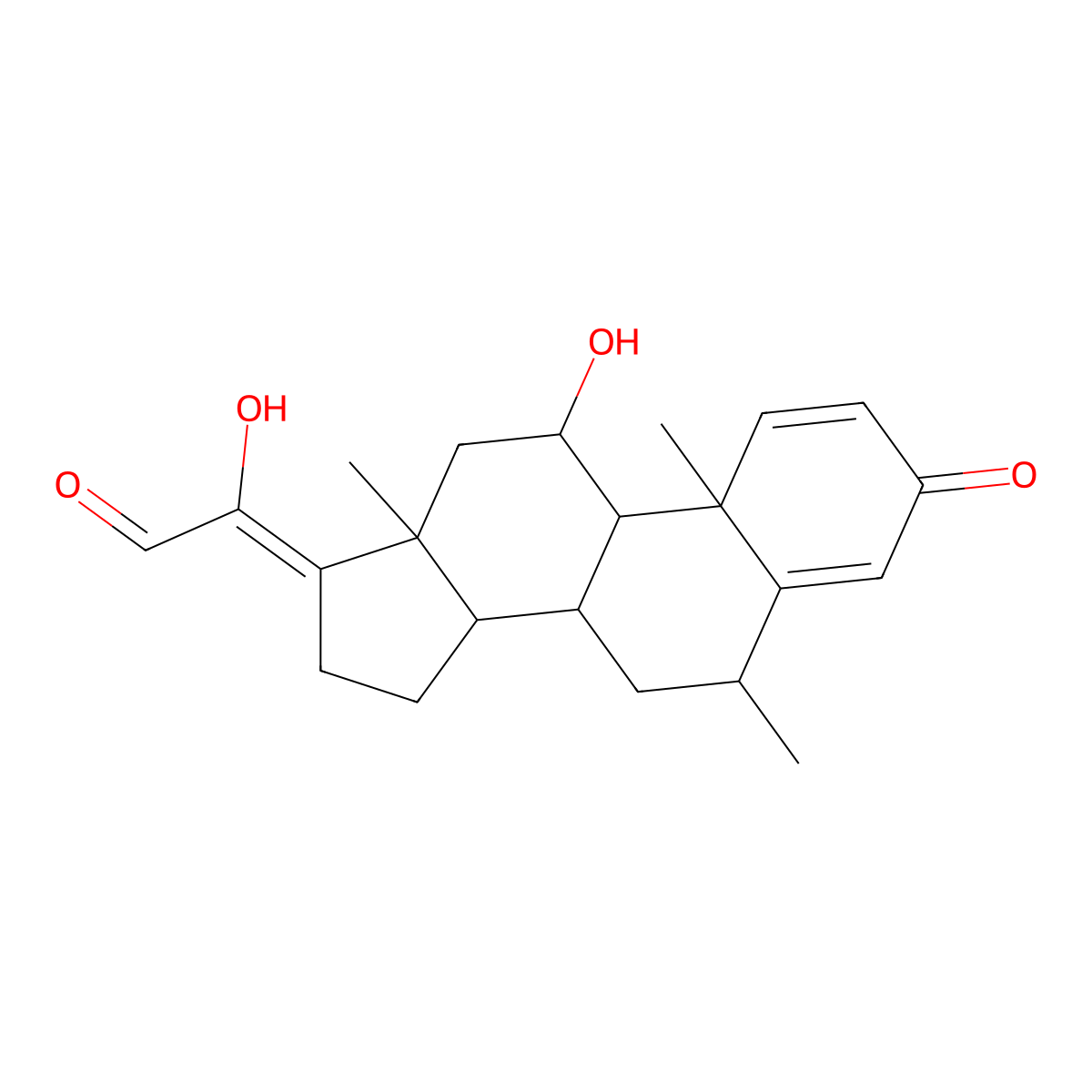 Methylprednisolone Impurity 6 molecular structure, CAS 1338549-02-2