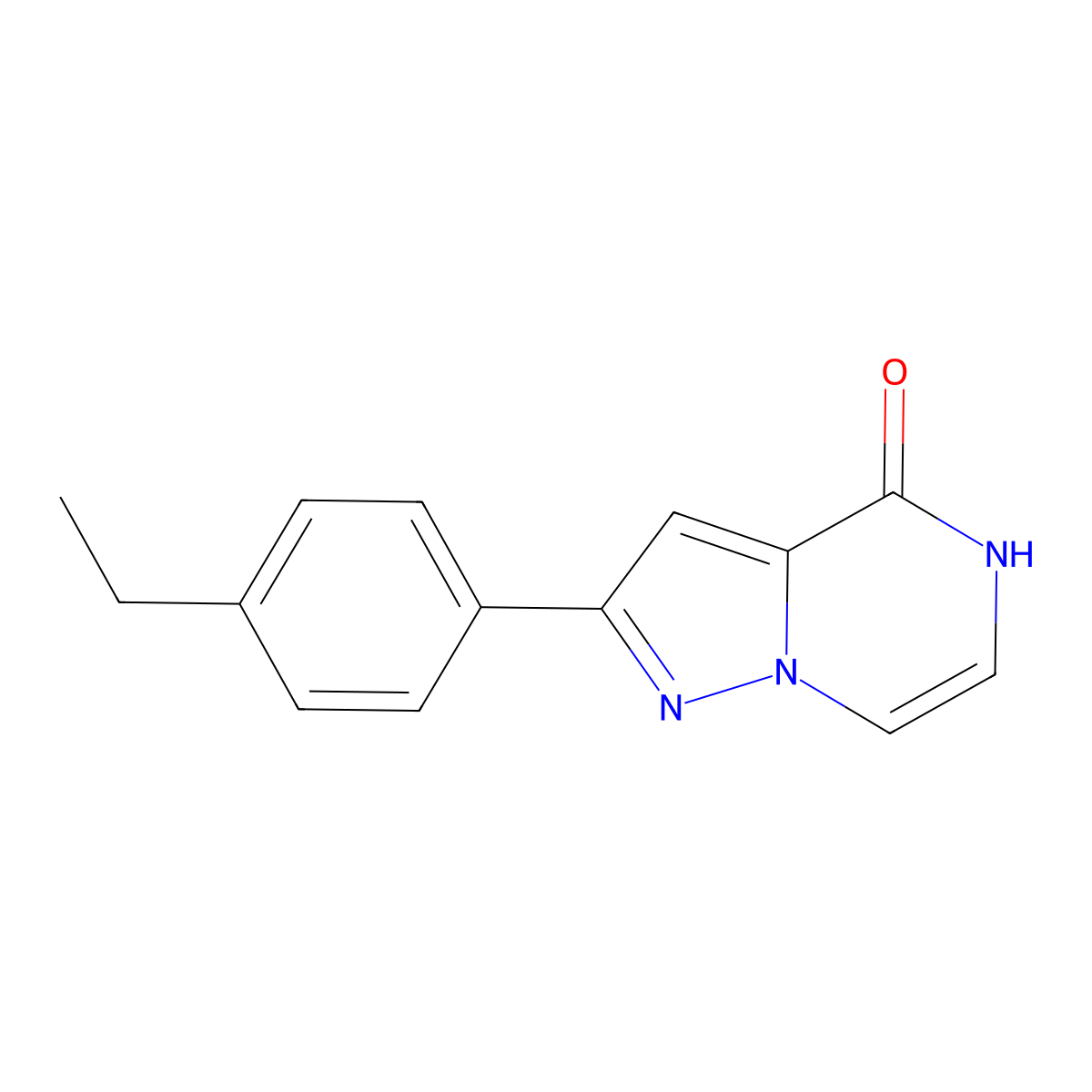 2-(4-ethylphenyl)pyrazolo[1,5-a]pyrazin-4(5H)-one molecular structure, CAS 1338666-34-4