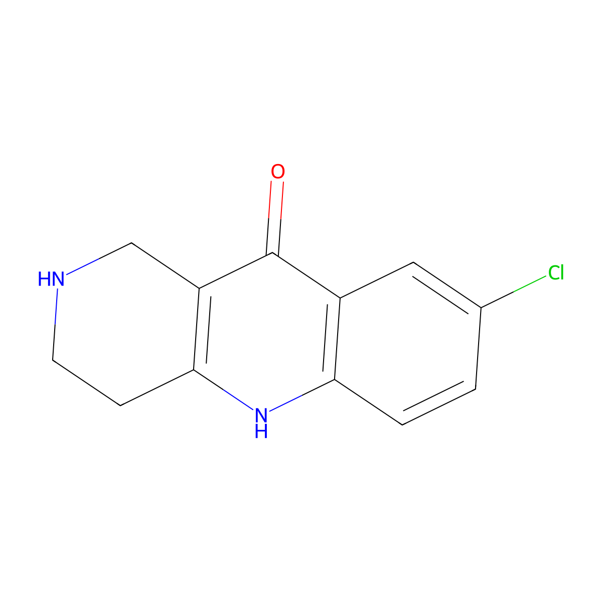 8-chloro-1,3,4,5-tetrahydrobenzo[b][1,6]naphthyridin-10(2H)-one molecular structure, CAS 1338673-57-6