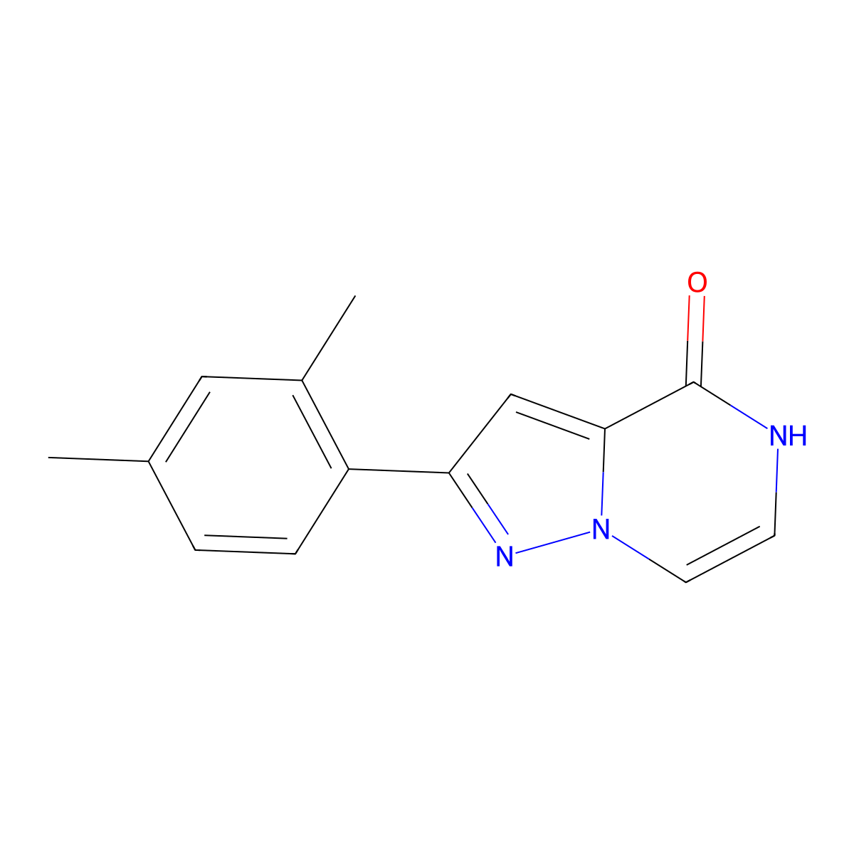 2-(2,4-dimethylphenyl)pyrazolo[1,5-a]pyrazin-4(5H)-one molecular structure, CAS 1338673-81-6