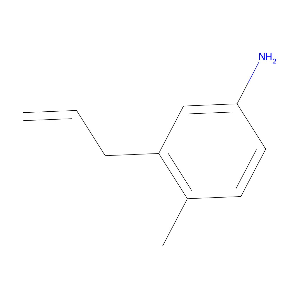 3-Allyl-4-methylaniline molecular structure, CAS 1338685-03-2