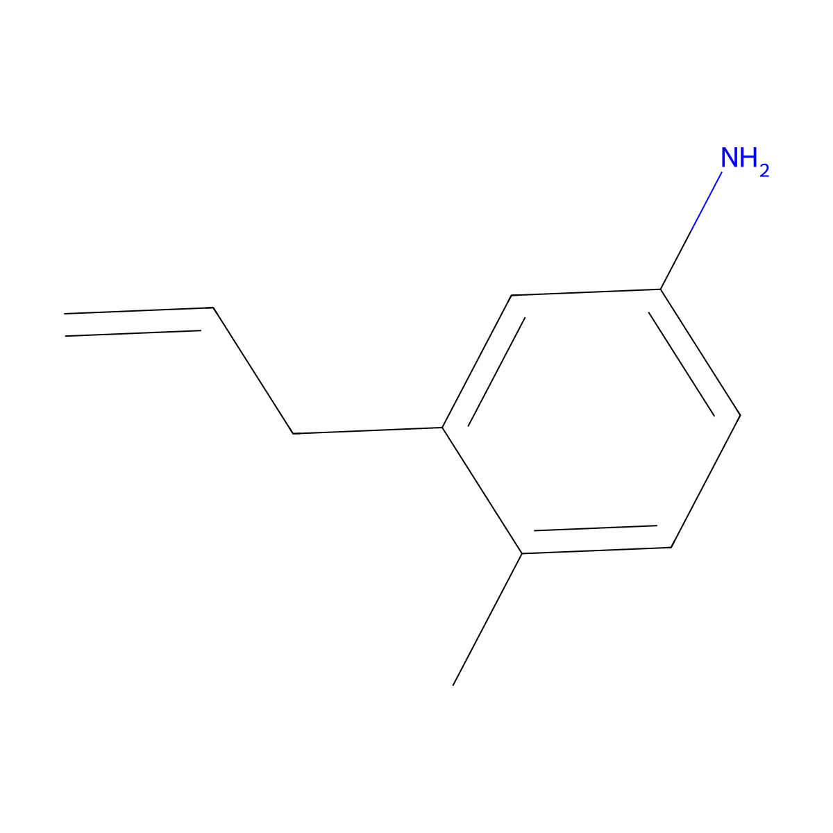 3-Allyl-4-methylaniline molecular structure, CAS 1338685-03-2