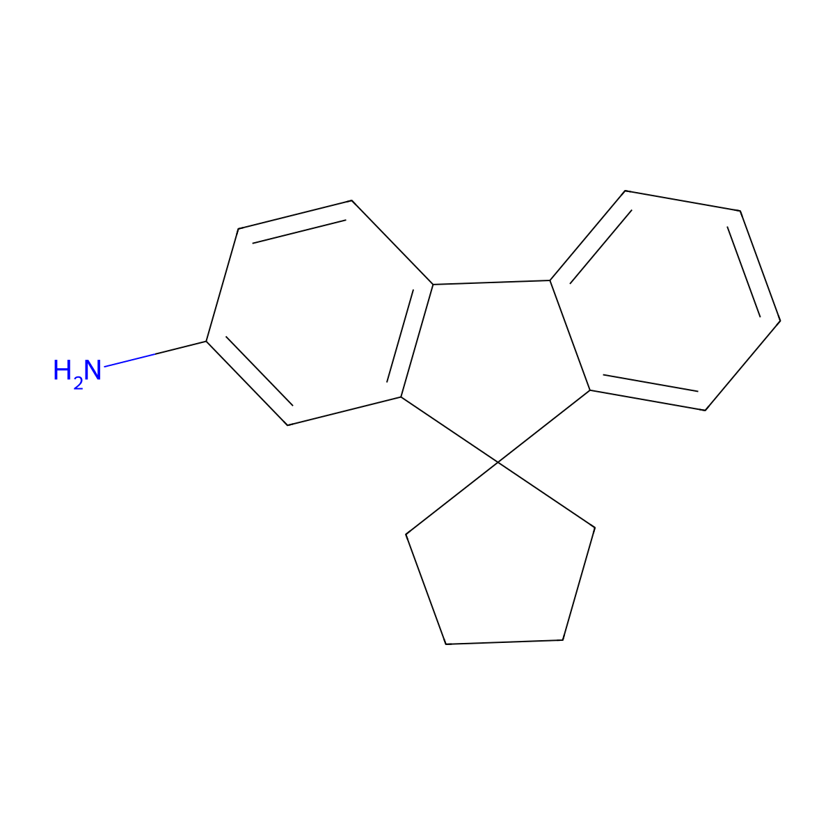 2'-Amino-spiro[cyclopentane-1,9'-fluorene] molecular structure, CAS 133872-22-7