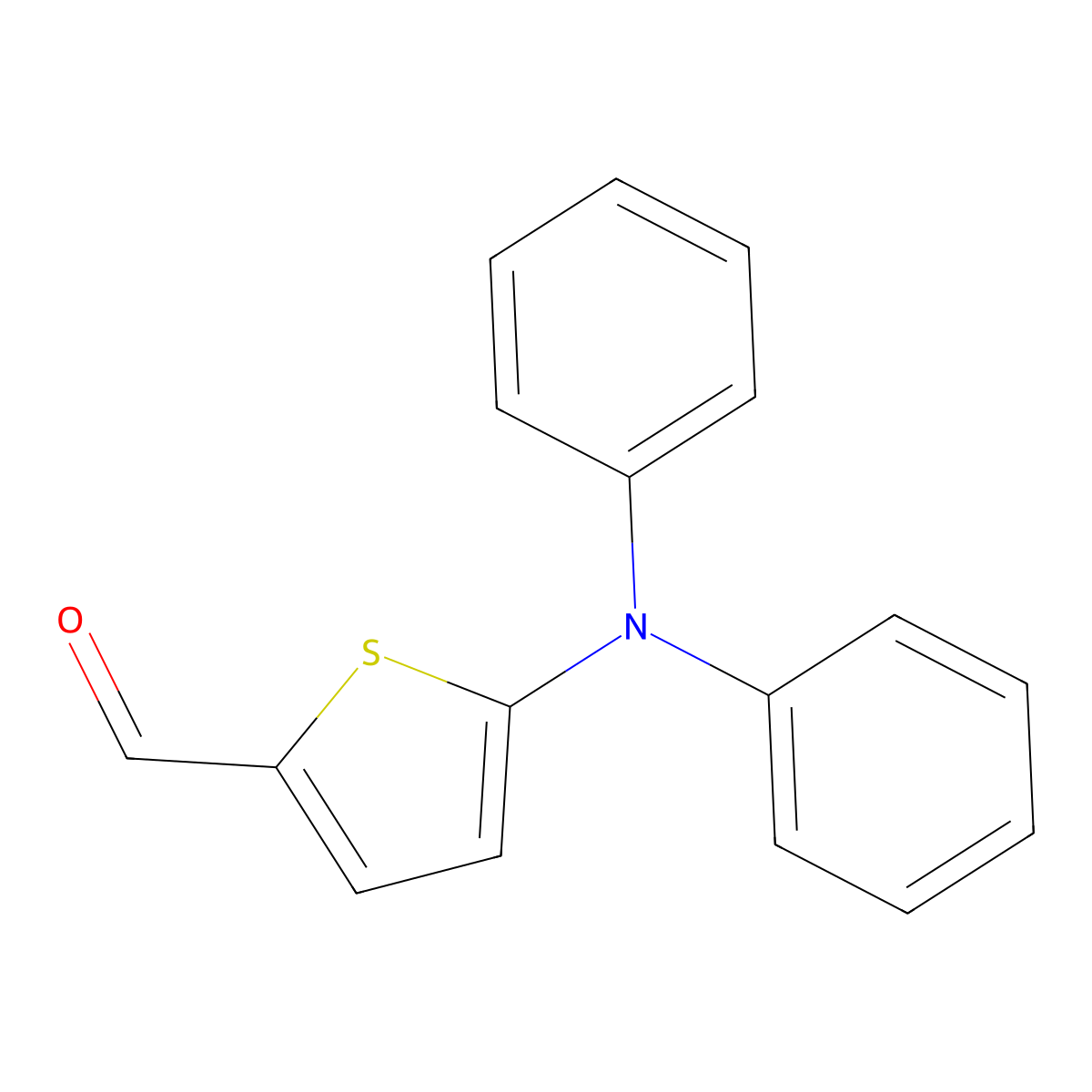 5-(Diphenylamino)thiophene-2-carbaldehyde molecular structure, CAS 133878-94-1