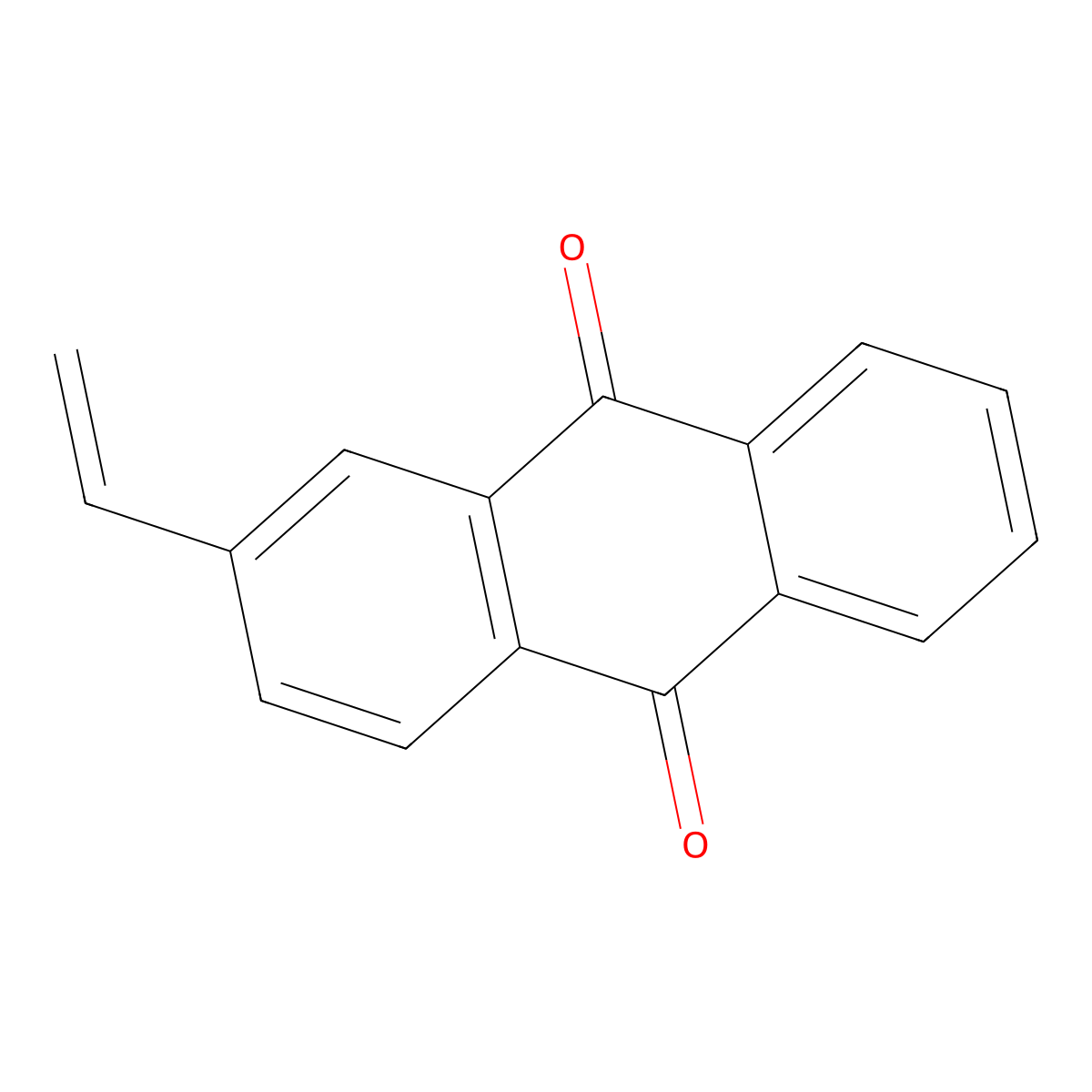 2-Vinylanthraquinone molecular structure, CAS 13388-33-5