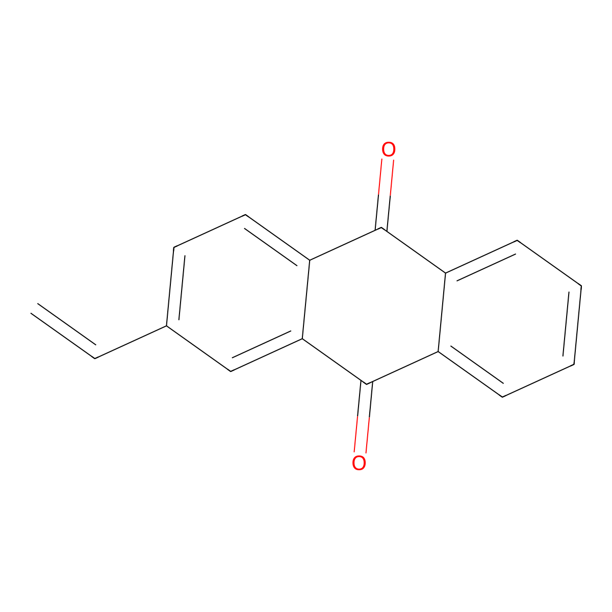2-Vinylanthraquinone molecular structure, CAS 13388-33-5