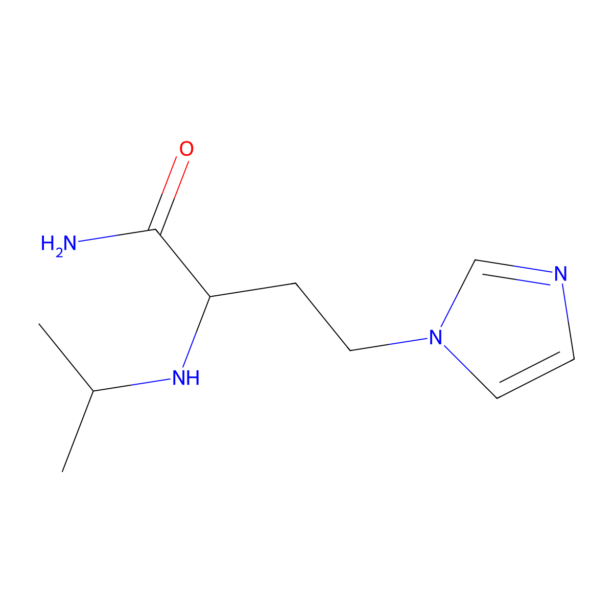 4-(1h-Imidazol-1-yl)-2-(isopropylamino)butanamide molecular structure, CAS 1338942-77-0