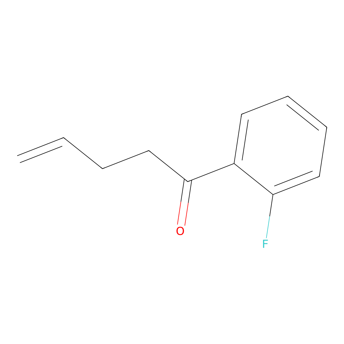 1-(2-Fluorophenyl)pent-4-en-1-one molecular structure, CAS 1338961-41-3