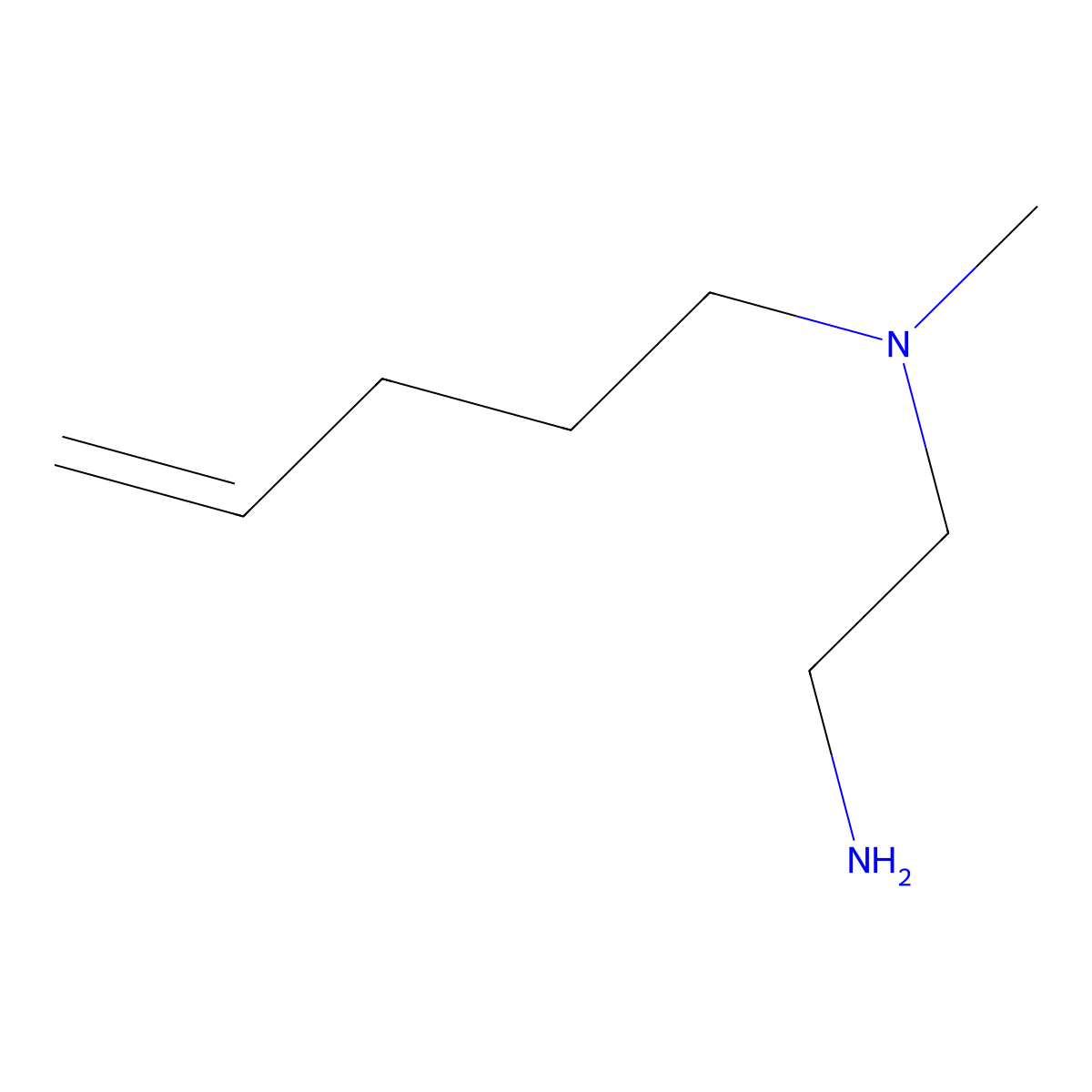 (2-Aminoethyl)(methyl)(pent-4-EN-1-YL)amine molecular structure, CAS 1338964-49-0