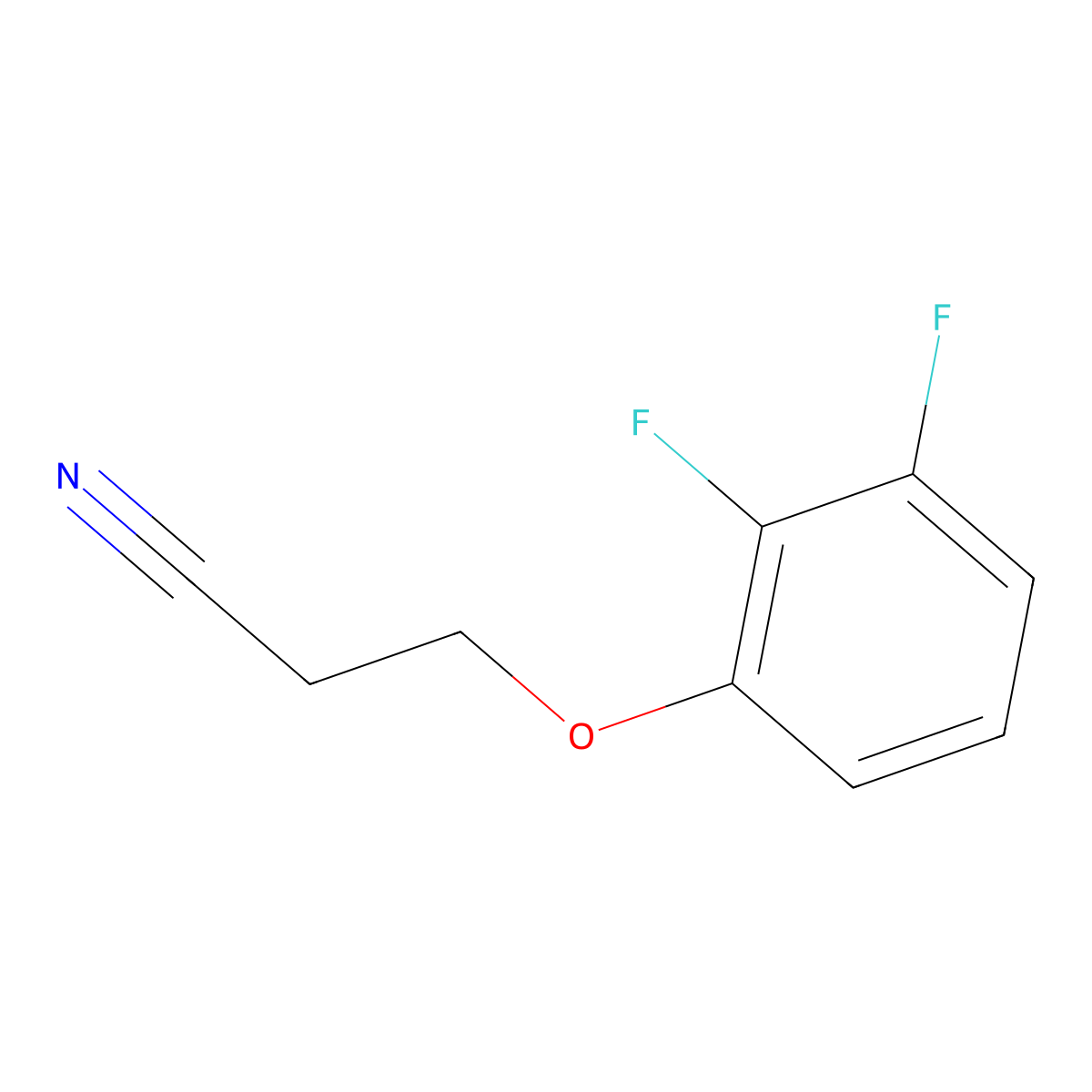 3-(2,3-Difluoro-phenoxy)propanenitrile molecular structure, CAS 1338992-20-3