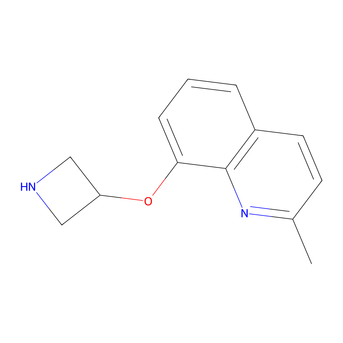 8-(Azetidin-3-yloxy)-2-methylquinoline molecular structure, CAS 1338993-69-3