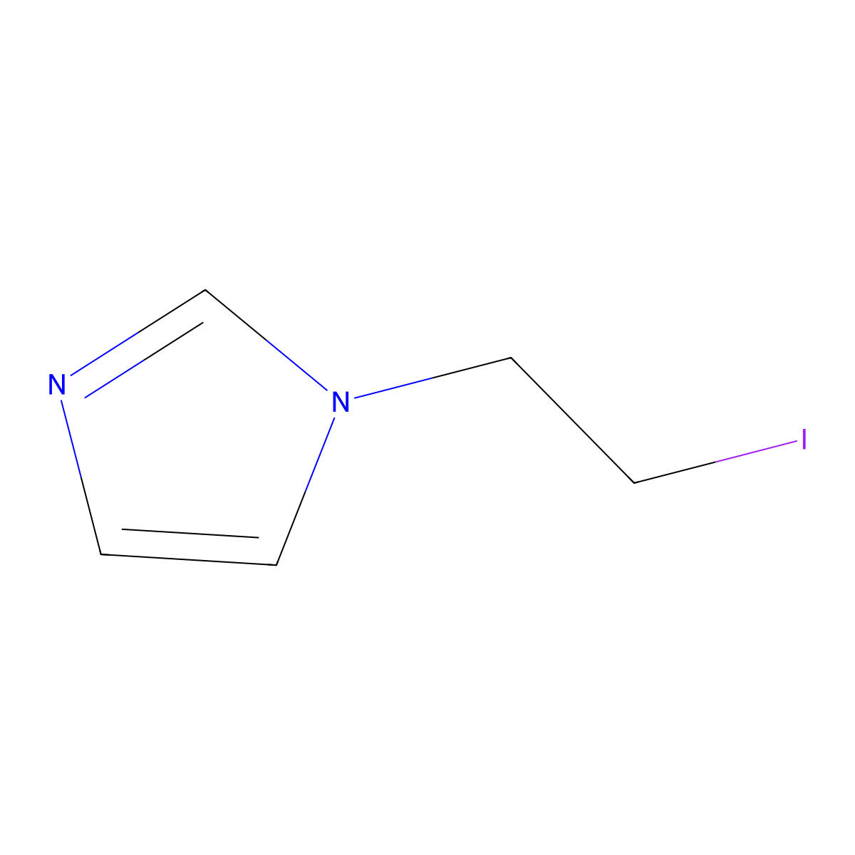 1-(2-Iodoethyl)-1h-imidazole molecular structure, CAS 1339000-95-1