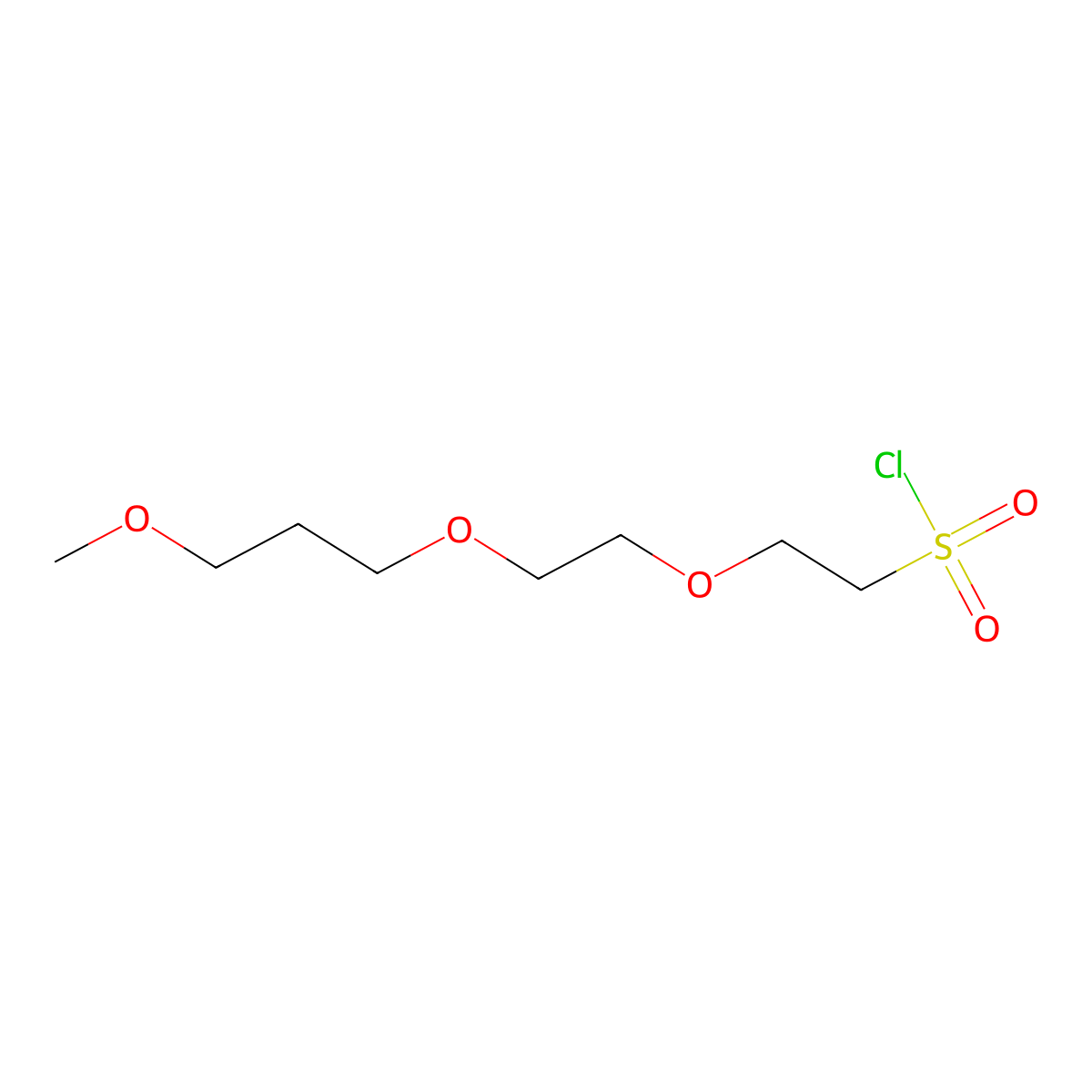 2-(2-(3-Methoxypropoxy)ethoxy)ethane-1-sulfonyl chloride molecular structure, CAS 1339011-66-3