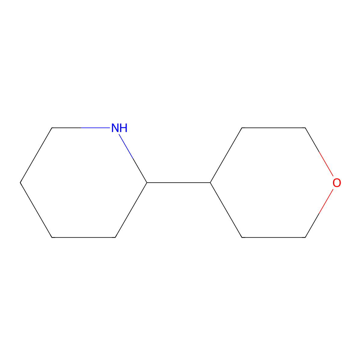 2-(Oxan-4-yl)piperidine molecular structure, CAS 1339015-89-2