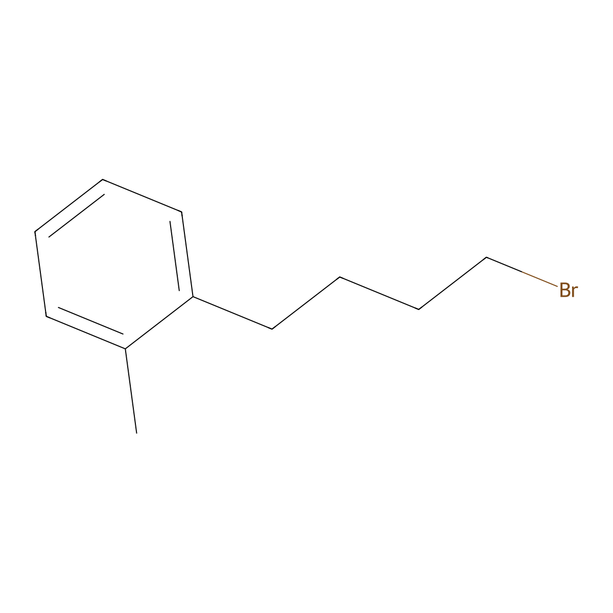 1-(4-Bromobutyl)-2-methylbenzene molecular structure, CAS 1339021-31-6
