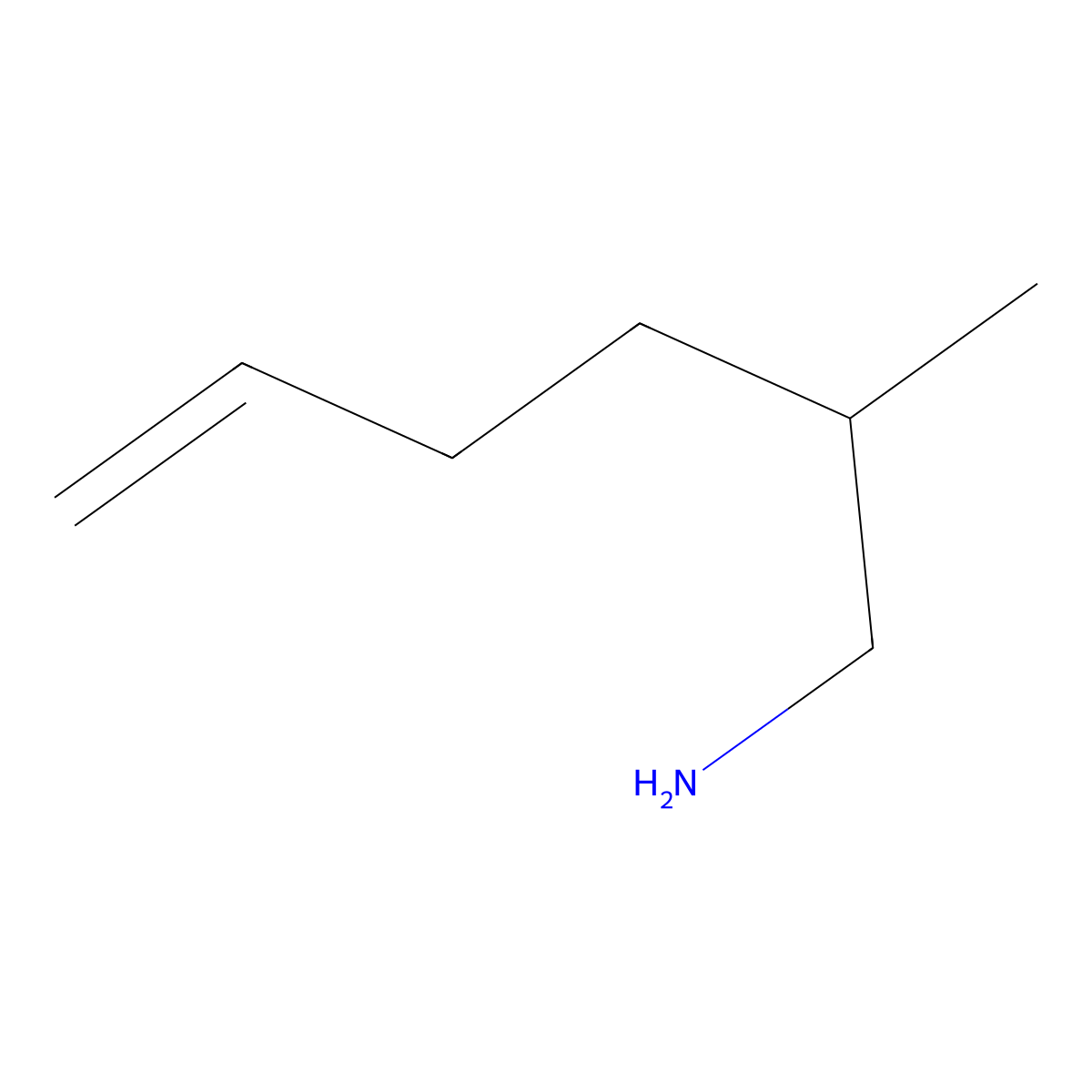 2-Methylhex-5-en-1-amine molecular structure, CAS 1339029-84-3